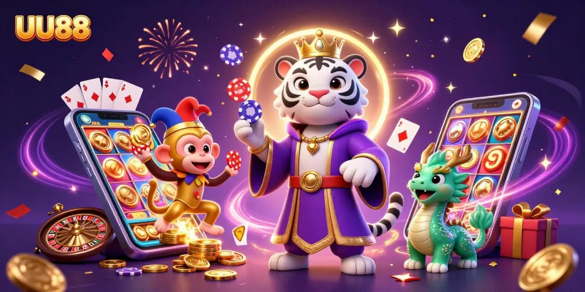 Watch as UU88 offers a vibrant 3D casino world with engaging games and characters.