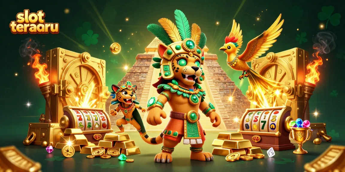 Experience thrilling slot terbaru action with glowing treasures and dynamic gameplay in a rich 3D casino scene.